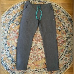 FIGS Technical Collection Graphite Scrub Bottoms